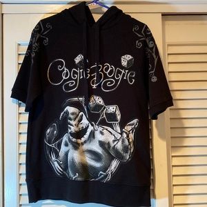 Disney Parks hooded TNBC Oogie Boogie pullover Small